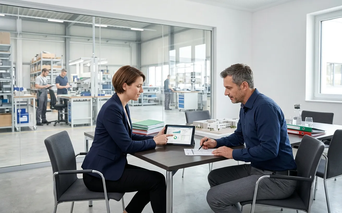 Phoenix Arbeitsschutz Beratung mit digitalem Statussystem